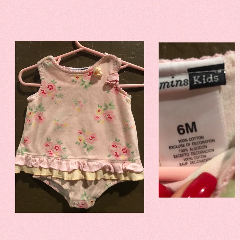 6 baby items for $15! Floral onesie 6 Months